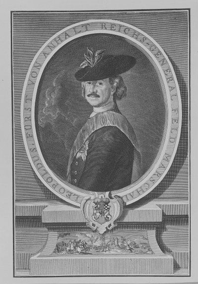 Leopoldo I, Príncipe de Anhalt-Dessau de Antoine Pesne
